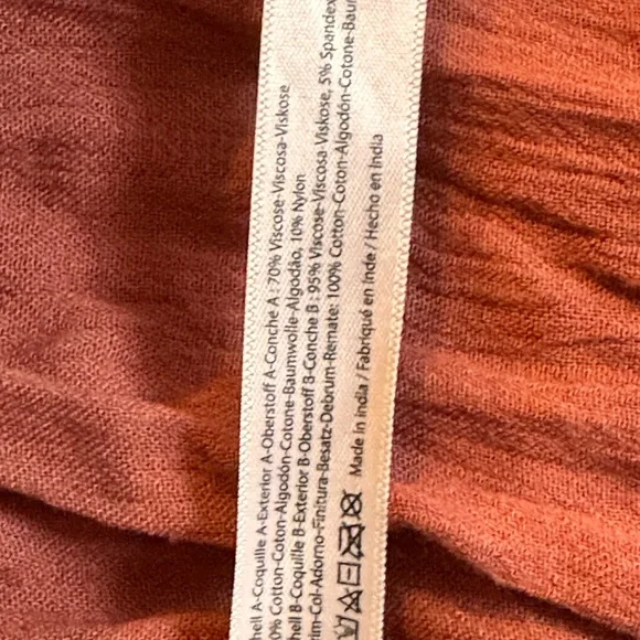 Free People Adelia Maxi Dress Rose Color Size Medium - Picture 9 of 10